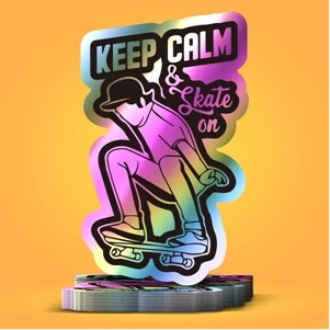 2" Custom Holographic Sticker